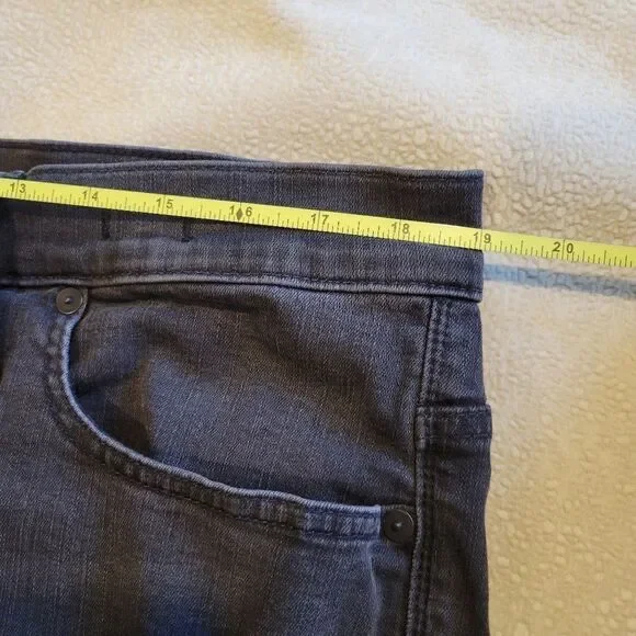 Madewell 9" High-Rise Skinny, faded black sz 34 - Picture 11 of 14